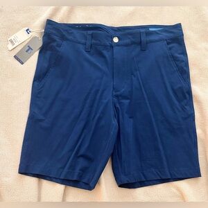 Southern Tide Classic Navy Flat Front Shorts